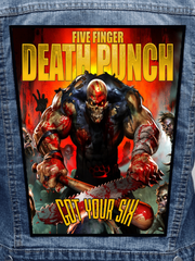 Five Finger Death Punch - Got Your Six Metalworks Back Patch