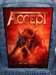 Accept - Blind Rage Metalworks Back Patch