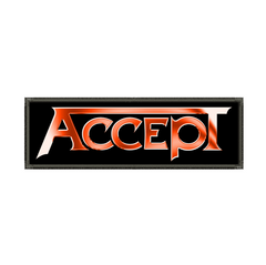 Accept - Accept Red Metalworks Strip Patch