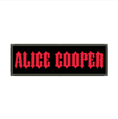 Alice Cooper - Alice Cooper Red Metalworks Strip Patch