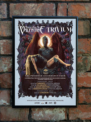 Bullet For My Valentine & Trivium 2025 'Poisoned Ascendancy' UK Tour Poster