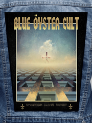 Blue Oyster Cult - Live In NYC First Night Metalworks Back Patch
