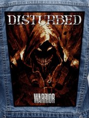 Disturbed - Warrior Metalworks Back Patch
