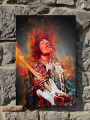 Jimi Hendrix 'Purple Haze' Axeman Artwork