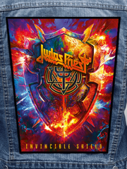 Judas Priest - Invincible Shield 2 Metalworks Back Patch