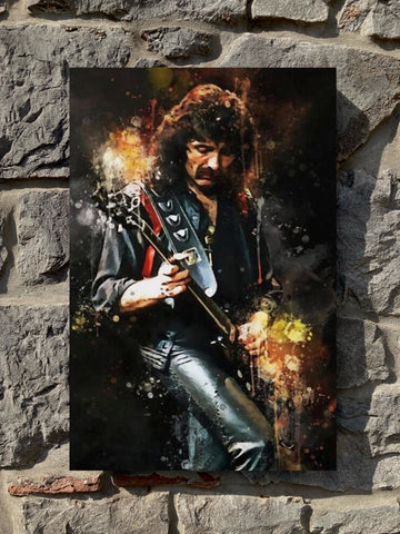 Tony Iommi 'Neon Knights' Axeman Artwork