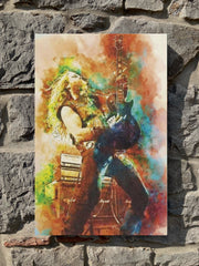 Zack Wylde 'Suicide Messiah' Axeman Artwork