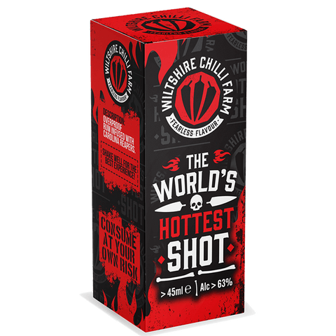 WCF 'The World's Hottest Shot' Hot Sauce.