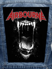 Airbourne - Black Dog Barking Metalworks Back Patch