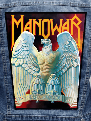 Manowar - Battle Hymns Metalworks Back Patch