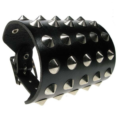 80's Metal - 5 Row Conical Stud Arm Gauntlet