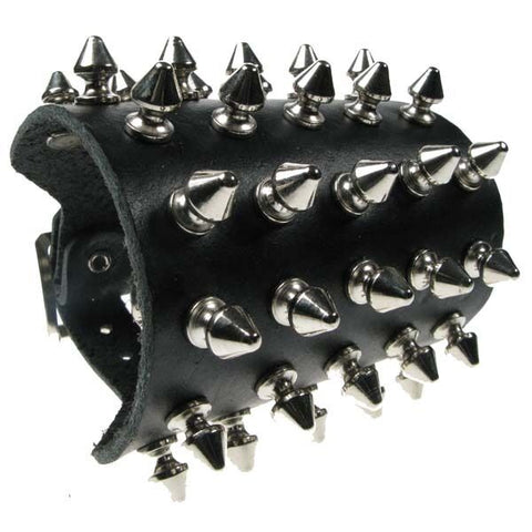 80's Metal - 5 Row Short Spike Arm Gauntlet