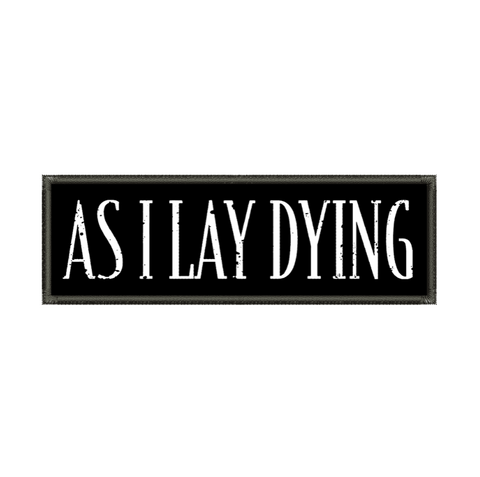 As I Lay Dying - As I Lay Dying White Metalworks Strip Patch