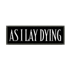 As I Lay Dying - As I Lay Dying White Metalworks Strip Patch