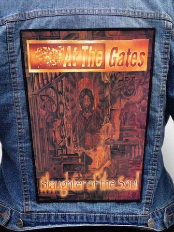 At The Gates - Slaughter Of The Soul Metalworks Back Patch