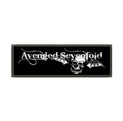 Avenged Sevenfold - Avenged Sevenfold White 2 Metalworks Strip Patch