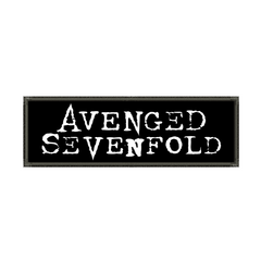 Avenged Sevenfold - Avenged Sevenfold White Metalworks Strip Patch