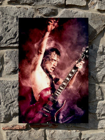 Angus Young 'Shoot To Thrill' Axeman Artwork