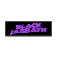 Black Sabbath - Black Sabbath Purple Metalworks Strip Patch