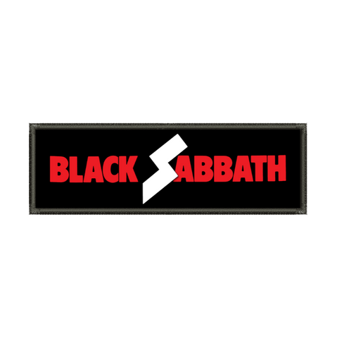 Black Sabbath - Black Sabbath Red Metalworks Strip Patch