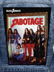 Black Sabbath  - Sabotage Metalworks Back Patch