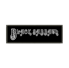 Black Sabbath - Black Sabbath White Metalworks Strip Patch