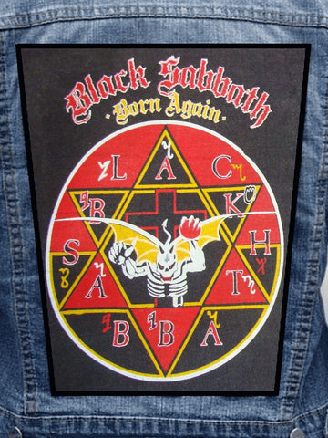 Black Sabbath - Born Again Metalworks Back Patch