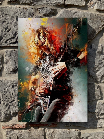 Dave Mustaine 'Peace Sells' Axeman Artwork
