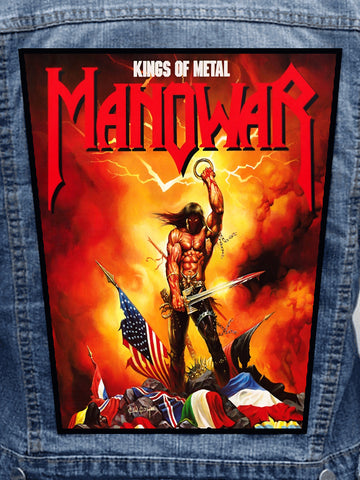 Manowar - Kings Of Metal Metalworks Back Patch