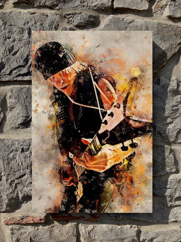 Michael Schenker 'City Lights' Axeman Artwork