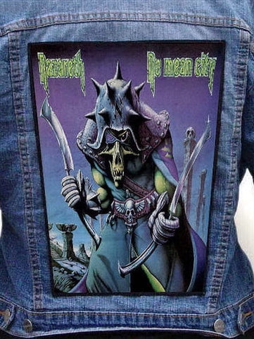 Nazareth  - No Mean City Metalworks Back Patch