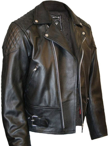 80's Metal 'Rocker' Leather Jacket