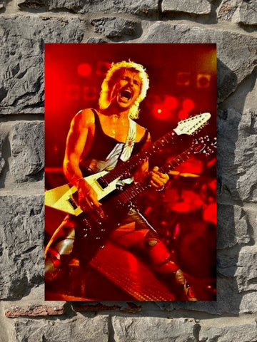 Rudolf Schenker 'Rock You Like A Hurricane' Axeman Artwork