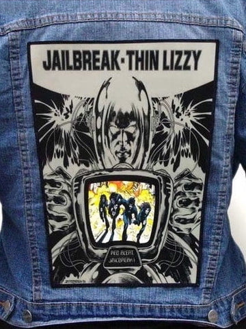 Thin Lizzy - Jailbreak Metalworks Back Patch