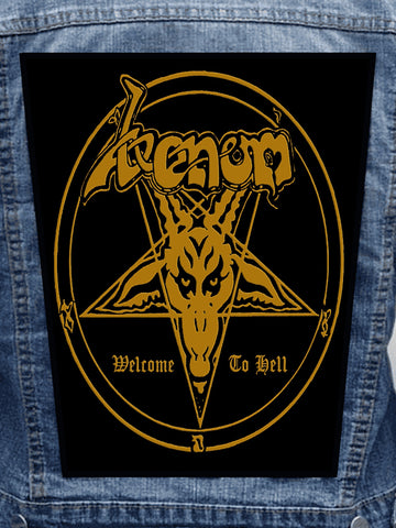 Venom - Welcome To Hell Metalworks Back Patch