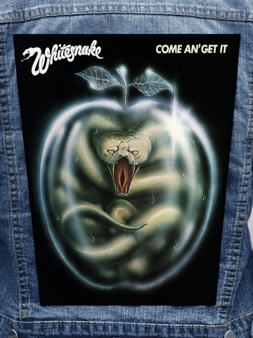Whitesnake - Come An' Get It Metalworks Back Patch