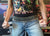 7.62 Nickel Tipped Gunmetal Bullet & Black Link Belt