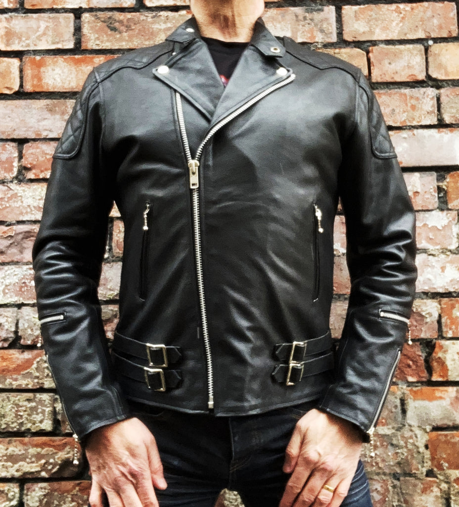 80's Metal Black Diamond 'Blade' Leather Jacket | 80's Metal New Rock ...