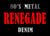 80's Metal 'Renegade' Denim Jacket
