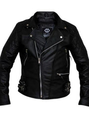 80's Metal 'Black Diamond' Leather Jacket