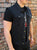 80's Metal 'Iron Fist' Black Denim Cut-Off