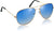 80's Metal 'Eyes Of Oblivion' Blue Rock Shades