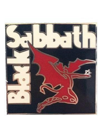 80's Metal Black Sabbath Badge