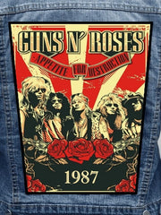 Guns N' Roses - Appetite '87 Metalworks Back Patch