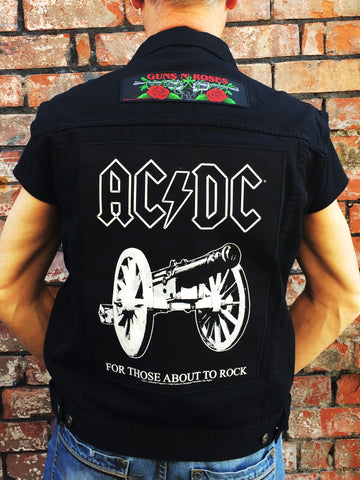 80's Metal 'AC/DC & Guns N' Roses' Battlejacket