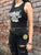 80's Metal Replica Brass Bullet & Revolver Buckle Belt
