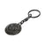 New Rock Blackened Shield Key Ring