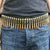 7.62 Copper Tipped Brass Bullet & Black Link Belt