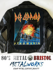 Metalworks Def Leppard 'Pyromania' Leather Jacket