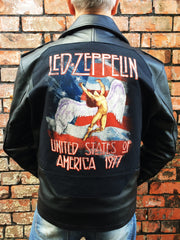 Metalworks Led Zeppelin 'USA 77' Leather Jacket